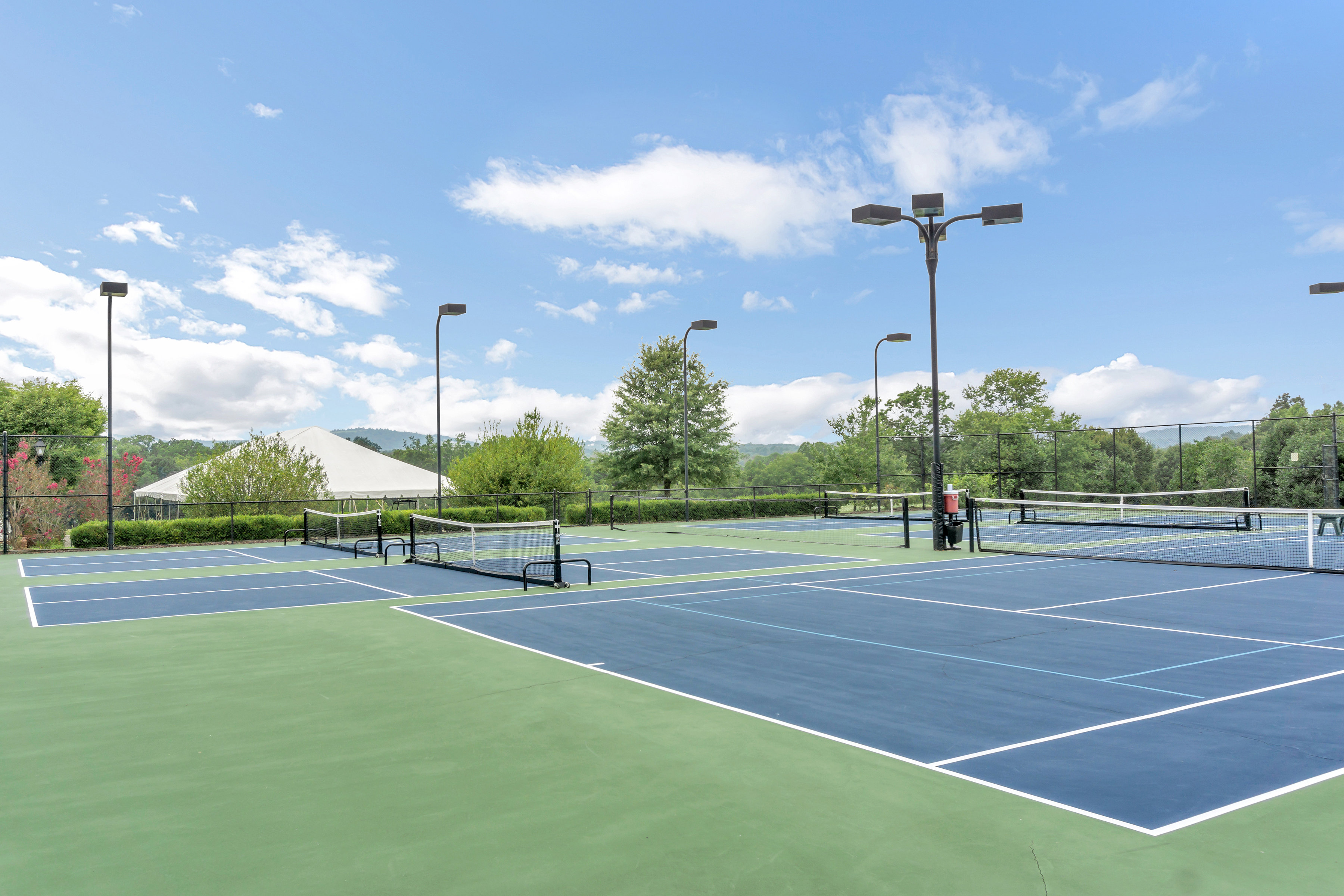 Glenmore lighted tennis courts.