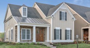 Exterior shot of the Avondale home plan from Craig Builders.