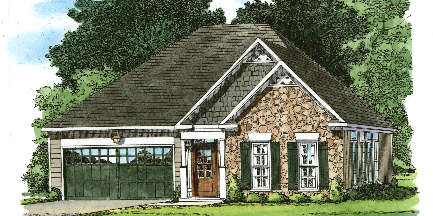 Artist's rendition of The Pavilion from Craig Builders.